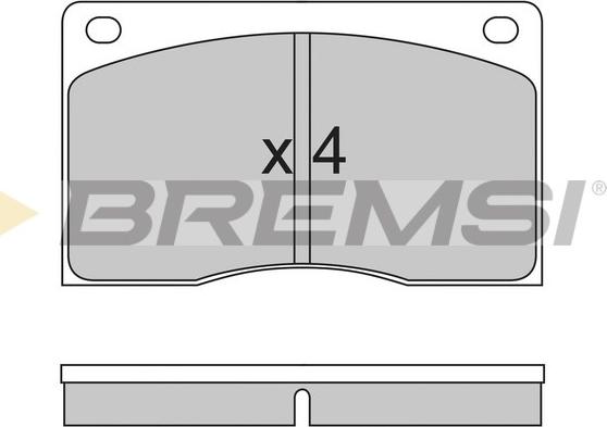 Bremsi BP2213 - Bremžu uzliku kompl., Disku bremzes adetalas.lv