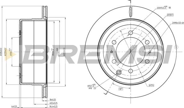 Bremsi CD8212V - Bremžu diski adetalas.lv