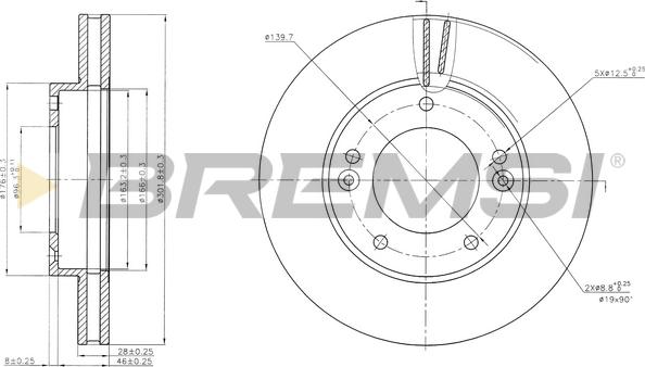 Bremsi CD7290V - Bremžu diski adetalas.lv