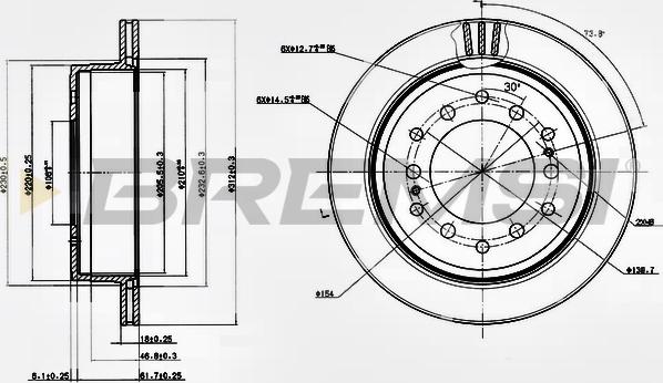 Bremsi CD7743V - Bremžu diski adetalas.lv