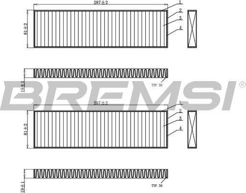 Bremsi FC0946C - Filtrs, Salona telpas gaiss adetalas.lv