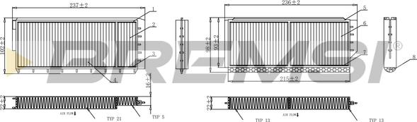 Bremsi FC0903 - Filtrs, Salona telpas gaiss adetalas.lv