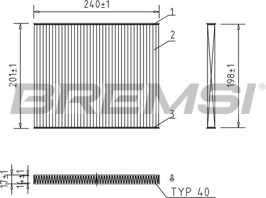 Bremsi FC0975 - Filtrs, Salona telpas gaiss adetalas.lv