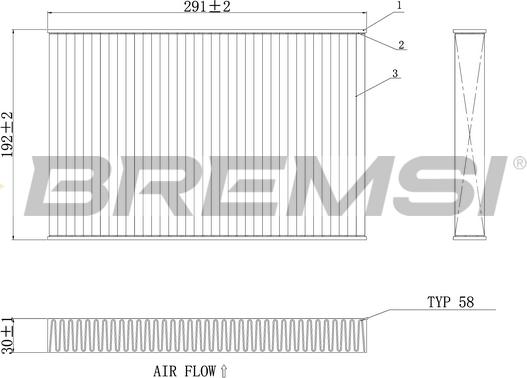 Bremsi FC0473 - Filtrs, Salona telpas gaiss adetalas.lv