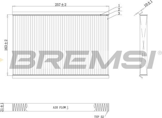 Bremsi FC1324 - Filtrs, Salona telpas gaiss adetalas.lv