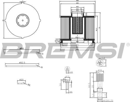 Bremsi FE0040 - Degvielas filtrs adetalas.lv