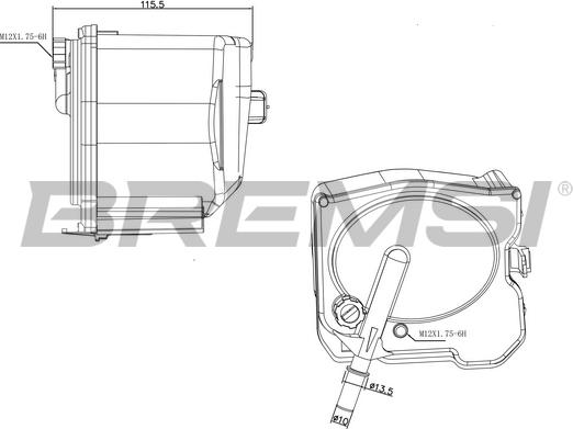 Bremsi FE0161 - Degvielas filtrs adetalas.lv