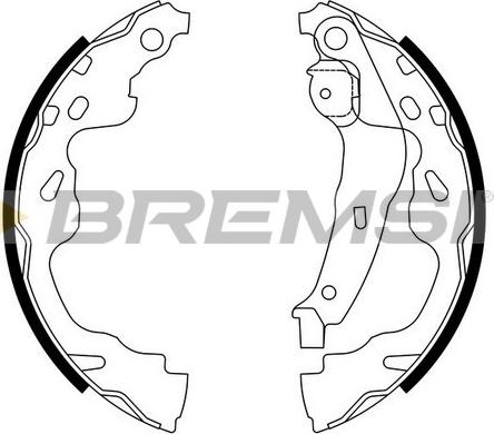 Bremsi GF0961 - Bremžu loku komplekts adetalas.lv