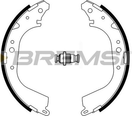 Bremsi GF0937A - Bremžu loku komplekts adetalas.lv