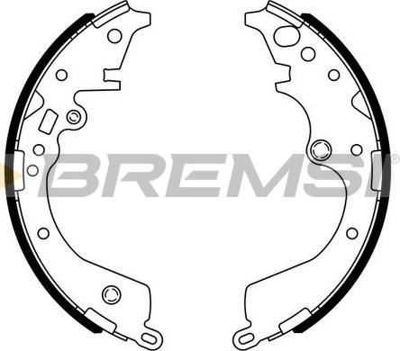 Bremsi GF0972 - Bremžu loku komplekts adetalas.lv