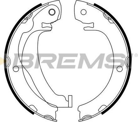 Bremsi GF0977 - Bremžu loku kompl., Stāvbremze adetalas.lv