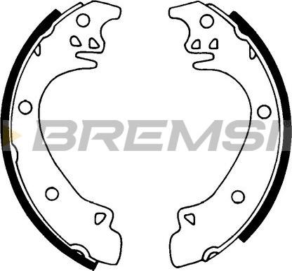 Bremsi GF0444 - Bremžu loku komplekts adetalas.lv