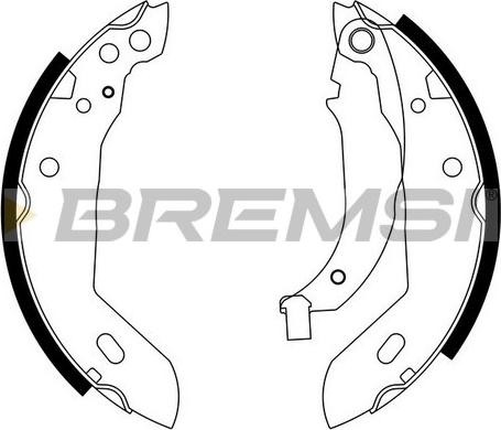 Bremsi GF0411 - Bremžu loku komplekts adetalas.lv