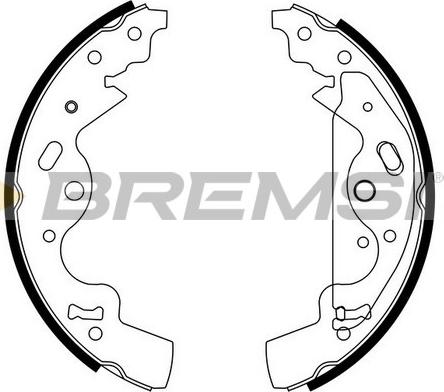 Bremsi GF0437 - Bremžu loku komplekts adetalas.lv