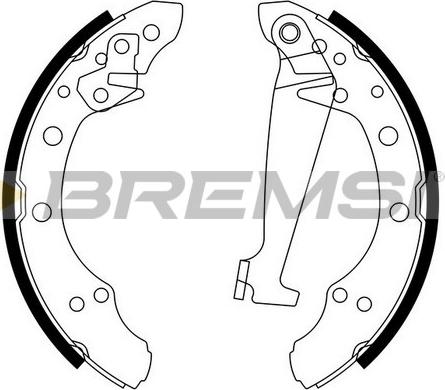 Bremsi GF0556 - Bremžu loku komplekts adetalas.lv