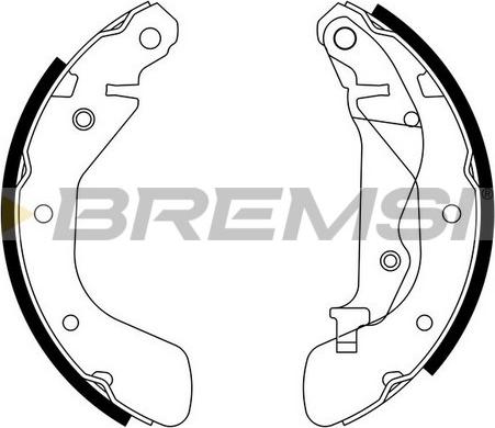 Bremsi GF0633 - Bremžu loku komplekts adetalas.lv