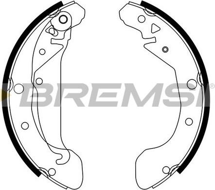 Bremsi GF0632 - Bremžu loku komplekts adetalas.lv