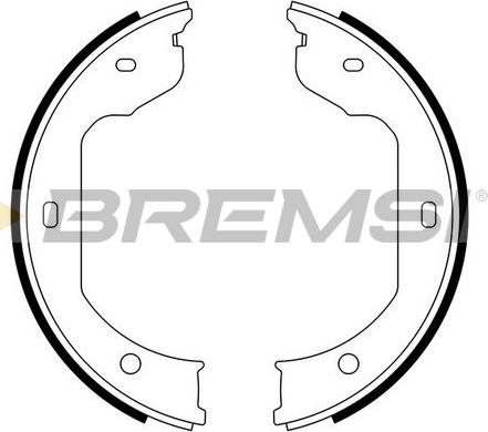 Bremsi GF0081 - Bremžu loku kompl., Stāvbremze adetalas.lv