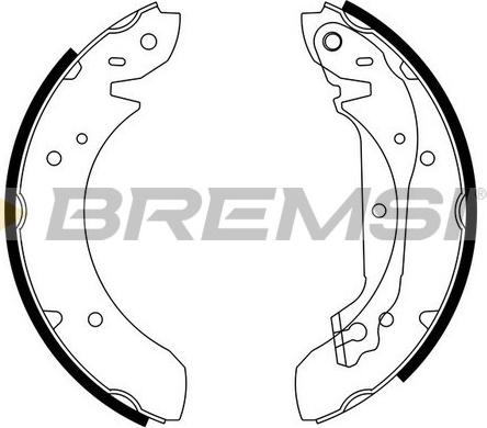 Bremsi GF0195 - Bremžu loku komplekts adetalas.lv