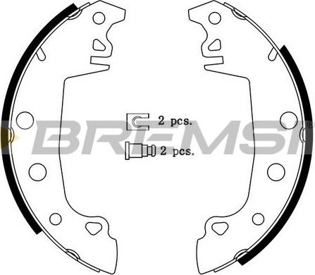 Bremsi GF0149 - Bremžu loku komplekts adetalas.lv