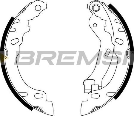 Bremsi GF0154 - Bremžu loku komplekts adetalas.lv