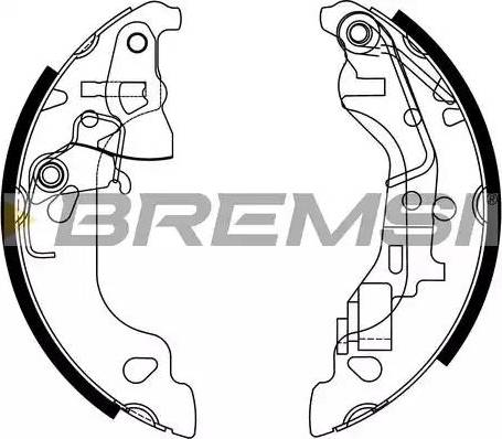 Bremsi GF0158 - Bremžu loku komplekts adetalas.lv