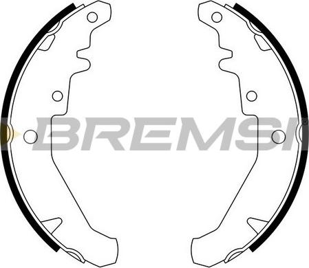 Bremsi GF0182 - Bremžu loku komplekts adetalas.lv