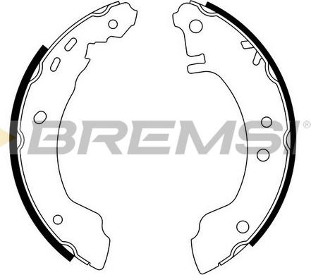 Bremsi GF0854 - Bremžu loku komplekts adetalas.lv