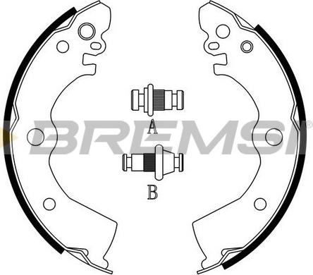 Bremsi GF0851 - Bremžu loku komplekts adetalas.lv