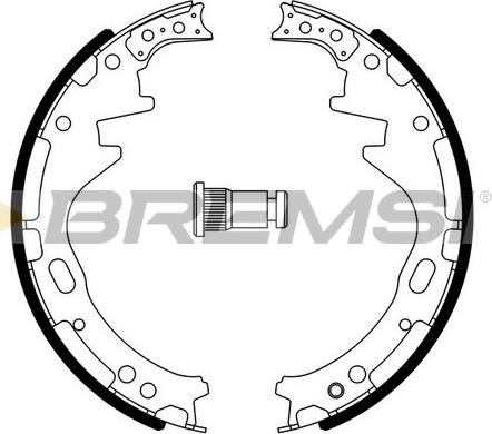 Bremsi GF0857 - Bremžu loku komplekts adetalas.lv