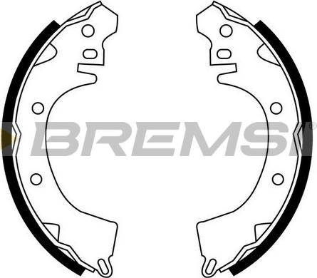 Bremsi GF0815 - Bremžu loku komplekts adetalas.lv