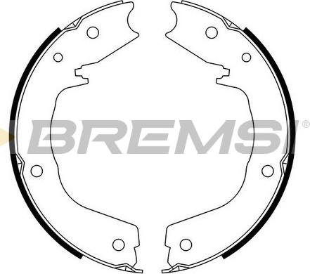 Bremsi GF0831 - Bremžu loku kompl., Stāvbremze adetalas.lv