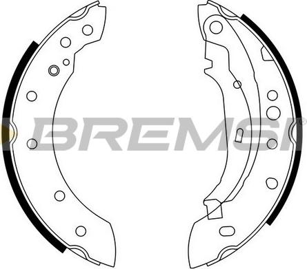 Bremsi GF0391 - Bremžu loku komplekts adetalas.lv