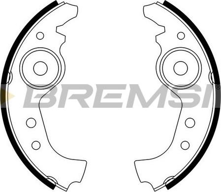 Bremsi GF0290 10/10 - Bremžu loku komplekts adetalas.lv