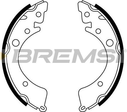 Bremsi GF0702 - Bremžu loku komplekts adetalas.lv