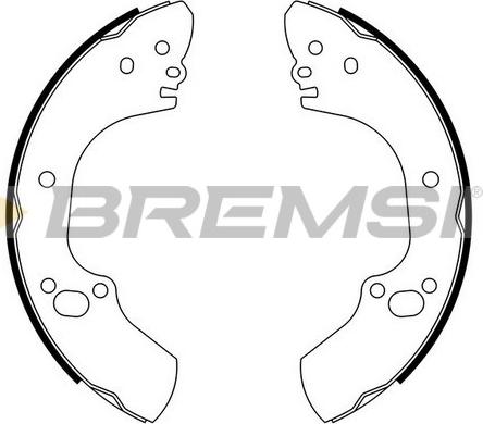 Bremsi GF0707 - Bremžu loku komplekts adetalas.lv