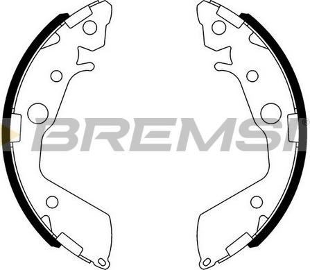 Bremsi GF0718 - Bremžu loku komplekts adetalas.lv