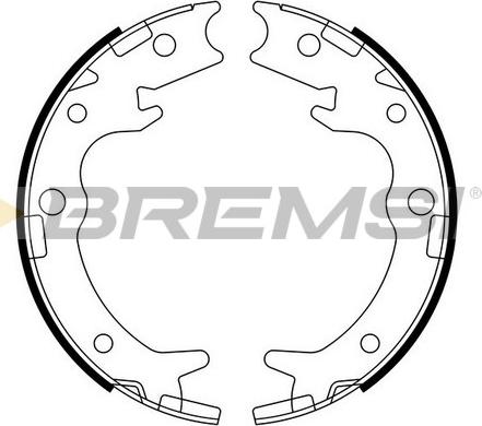 Bremsi GF0713 - Bremžu loku kompl., Stāvbremze adetalas.lv