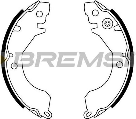 Bremsi GF0730 - Bremžu loku komplekts adetalas.lv