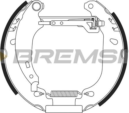 Bremsi GK0160 - Bremžu loku komplekts adetalas.lv