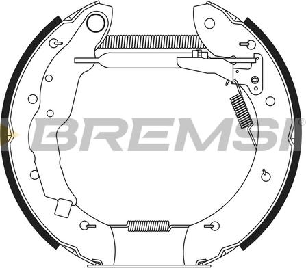 Bremsi GK0190 - Bremžu loku komplekts adetalas.lv