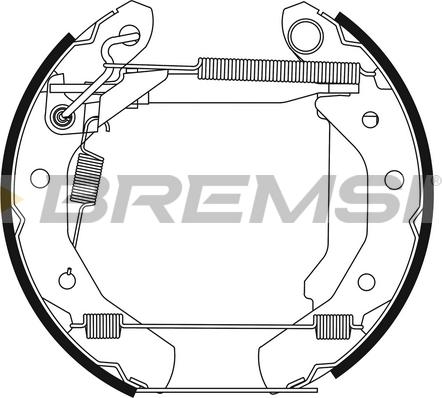 Bremsi GK0254 - Bremžu loku komplekts adetalas.lv