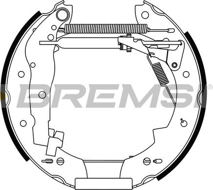 Bremsi GK0225 - Bremžu loku komplekts adetalas.lv