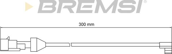 Bremsi WI0902 - Indikators, Bremžu uzliku nodilums adetalas.lv