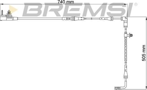 Bremsi WI0917 - Indikators, Bremžu uzliku nodilums adetalas.lv