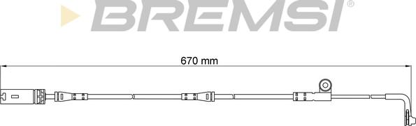 Bremsi WI0602 - Indikators, Bremžu uzliku nodilums adetalas.lv