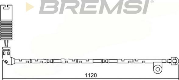 Bremsi WI0621 - Indikators, Bremžu uzliku nodilums adetalas.lv