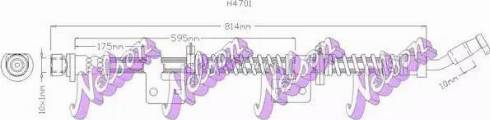Brovex-Nelson H4701 - Bremžu šļūtene adetalas.lv
