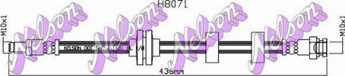 Brovex-Nelson H8071 - Bremžu šļūtene adetalas.lv