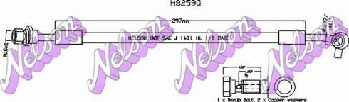 Brovex-Nelson H8259Q - Bremžu šļūtene adetalas.lv